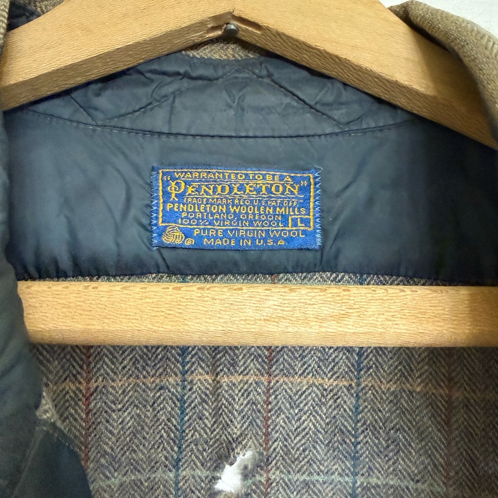 Pendleton Brown Plaid Button-Down Shirt - Picture 5 of 8